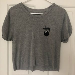 SOLD - Stussy 8 Ball Crop Top